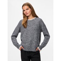 pieces Strickpullover "PCIVY LS O-NECK CONTRAST KNIT NOOS BC" von Pieces