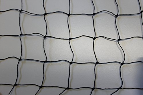Volierennetz - Tiergehege - Netz - schwarz - Masche 5 cm - Stärke: 1,2 mm - Größe: 3,00 m x 5 m Volierennetz - Tiergehege - Netz - schwarz - Masche 5 cm - Stärke: 1,2 mm - Größe: 3,00 m x 5 m von PieloBa