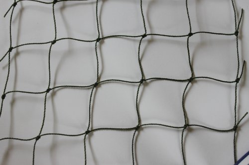 PieloBa Volierennetz - Tiergehege - Netz - Oliv - Masche 5 cm - Stärke: 1,2 mm - Größe: 5,00 m x 5 m von PieloBa