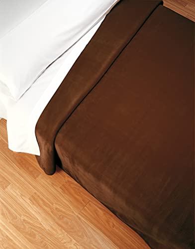 Pielsa 5047-75 | Decke | Kuscheldecke | Decke | Bettdecke | Sofadecke | Winterdecke | Samtdecke | Schokoladenbraun | Bettdecke Größe 105 von Pielsa