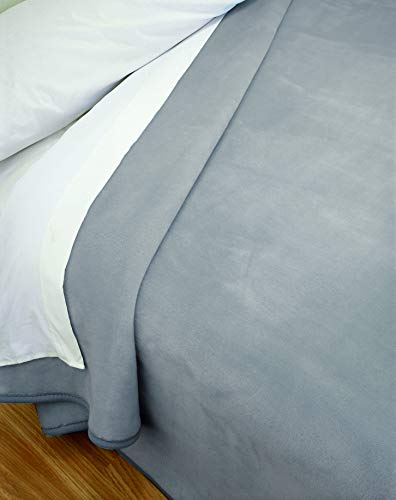 Pielsa 5047-91 | Decke | Kuscheldecke | Decke | Bettdecke | Sofadecke | Winterdecke | Samtdecke | Grau | Bettdecke Größe 150 von Pielsa