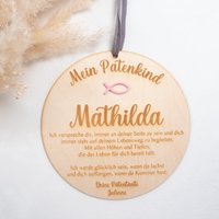Geschenk Für Patenkind - Personalisiertes Holzschild Taufe Taufgeschenke Mädchen Taufgeschenk Junge Patengeschenk Geschenk Für Patenkind - Personalisiertes Holzschild Taufe Taufgeschenke Mädchen Taufgeschenk Junge Patengeschenk von PiepsPauli