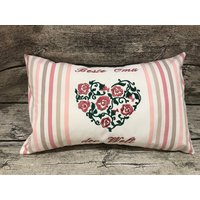 Besticktes Kissen Beste Oma, Mama Etc. Geschenk Muttertag Valentinstag von PiepundMatz