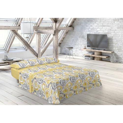 Pierre Cardin Abdon Bettwäsche-Set, Gelb, für 135 cm breite Betten von pierre cardin paris