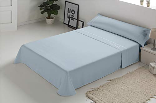 Pierre Cardin Arcadia Bettwäsche-Set, 100% Baumwolle, Blau, Bett 135 cm von Pierre Cardin