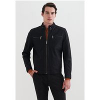 Pierre Cardin Outdoorjacke, im angesagten Biker-Look von Pierre Cardin