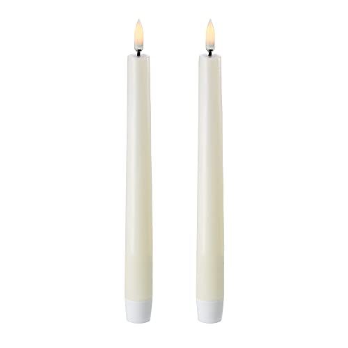 Piffany Copenhagen Uyuni Lighting Taper 2er Set LED Stabkerzen 2,3 x 20 cm Echtwachs Ivory - 6 Stunden Timerfunktion - Keine Brandgefahr, Keine Rußbildung und kein Geruch Piffany Copenhagen Uyuni Lighting Taper 2er Set LED Stabkerzen 2,3 x 20 cm Echtwachs Ivory - 6 Stunden Timerfunktion - Keine Brandgefahr, Keine Rußbildung und kein Geruch von UYUNI