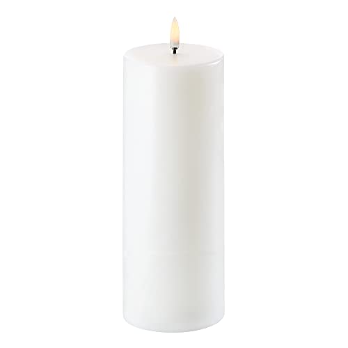 Piffany Copenhagen Uyuni UL-PI-NW-C78020 LED Pillar Candle, Nordic White, 7,8 x 20,3 cm von Piffany Copenhagen