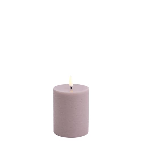 Uyuni UL-PI-LL78010 LED Pillar Candle, Light Lavender, Rustikal, 7,8 x 10,1 cm von Piffany Copenhagen