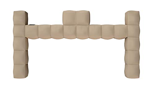 Pigro Felice - Modul'Air Aufblasbare Pool-Rückenlehne Doppel - Widerstandsfähige Materialien - Lange Lebensdauer - Premium - Beige von Pigro Felice