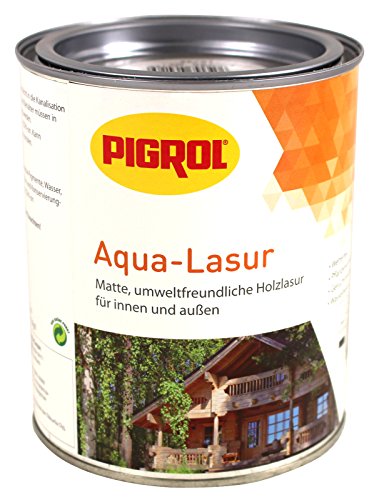 Pigrol Aqua Lasur 0,75L nussbaum umweltfreundliche Holzlasur für innen und aussen von Pigrol