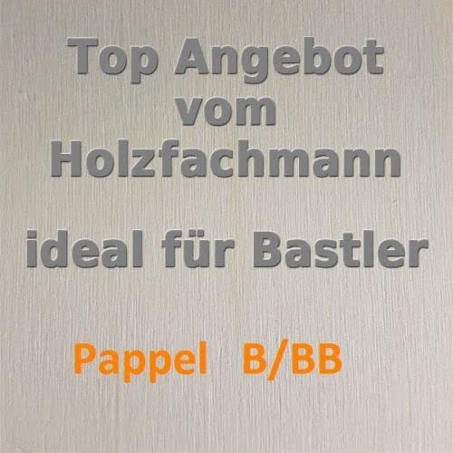 PiHaMi® 10 Platten Sperrholz 4 mm Pappel Sperrholzplatt 50 x 60 cm Bastelholz Multiplexplatte von Pihami