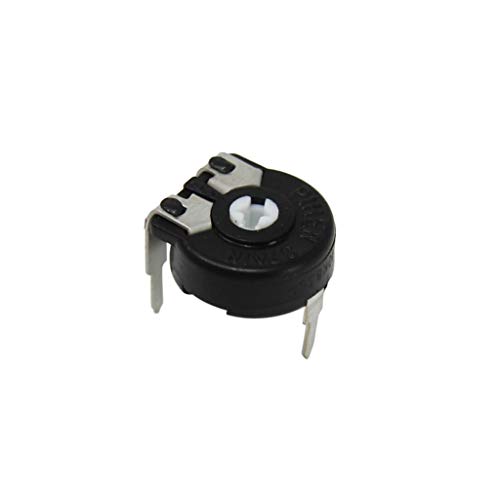 2X PT10LV10505A3030S Potentiometer: für den Einbau 1-Drehung,liegend 5MΩ 150mW P von Piher