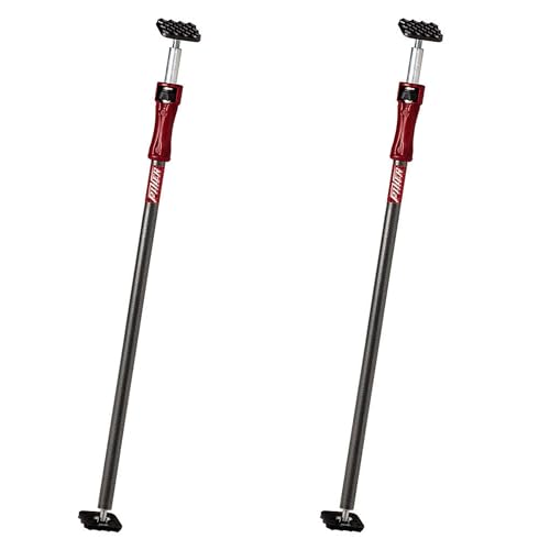 2er Set Piher Lastenstange 3. Hand Deckenstütze Montagestütze, ideal für Innenausbau, Ladungssicherung, Abstützen von Baumaterial (P1 60-100cm) von Piher