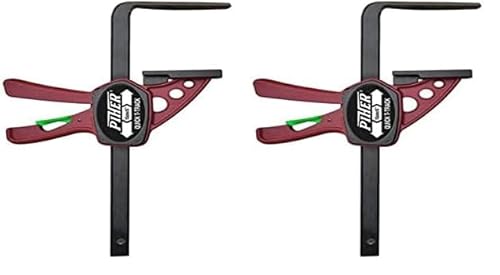 PIHER Mini Quick Track Schraubzwinge 15 cm 52101 (Packung mit 2) von Piher