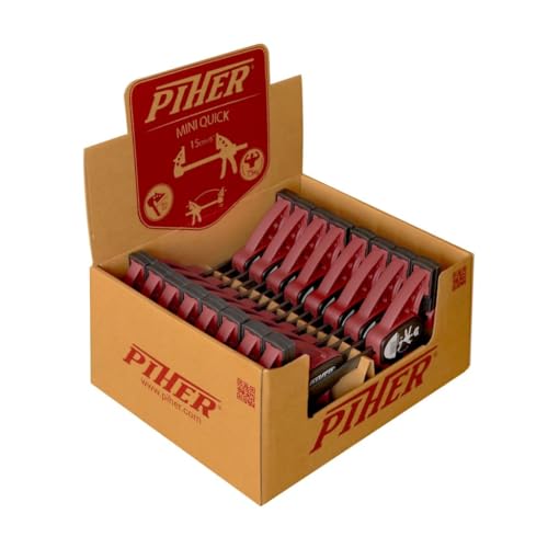 PIHER Set - Einhandzwinge Mini Quick Piher 15cm 16 Zwingen in der Box PIHER Set - Einhandzwinge Mini Quick Piher 15cm 16 Zwingen in der Box von Piher