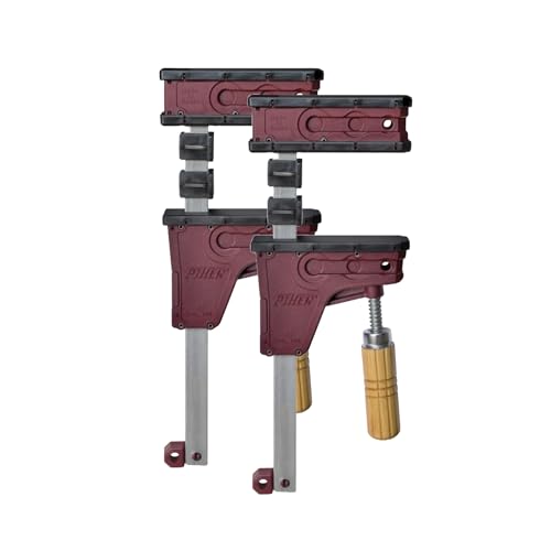 Piher Korpus-Zwinge PRL 400 Set | 2er Set – 400 kg Spannkraft | Präzise Ausrichtung | Robustes Design | 15 cm Arbeitslänge | Ideal für Möbelbau Piher Korpus-Zwinge PRL 400 Set | 2er Set – 400 kg Spannkraft | Präzise Ausrichtung | Robustes Design | 15 cm Arbeitslänge | Ideal für Möbelbau von Piher