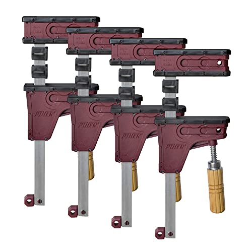 Piher Parallelzwinge Modell PRL 80cm Arbeitslänge, 4 Stück im Set von Piher