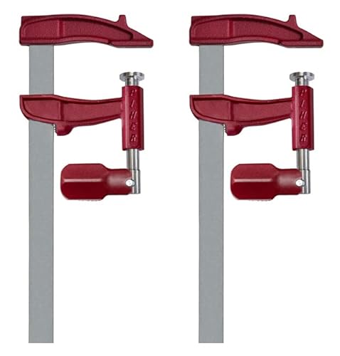 Piher Schraubzwinge Maxipress M | 2er Set | 1000kg Spannkraft | (25 cm) von Piher