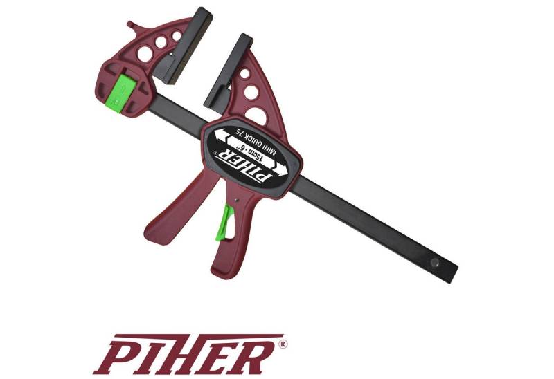 Piher Schraubzwinge Piher Mini Quick Einhandzwinge 15 cm, (Einzeln) von Piher
