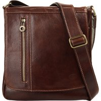 Piké Umhängetasche echt Leder, Made in Italy von Piké