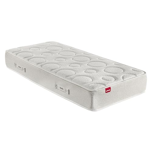 PIKOLIN – Premium-Matratze 105 x 200 cm, 28 cm Höhe – Hotelmatratze – Taschenfedern Adapt‑Tech® + viskoelastischer Memory-Schaum – 2 Seiten – dreifach hygienische Barriere – gerollt – hergestellt in von Pikolin Home