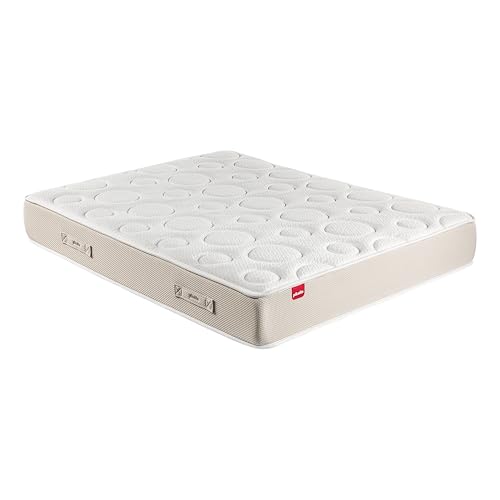 PIKOLIN – Premium-Matratze 140 x 200 cm, 28 cm Höhe – Hotelmatratze – Taschenfedern Adapt‑Tech® + viskoelastischer Memory-Schaum – 2 Seiten – dreifach hygienische Barriere – gerollt – hergestellt in von Pikolin Home