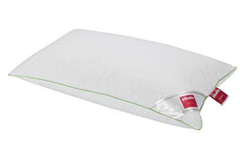 Pikolin Home-Faser-Kopfkissen mit hautschützender Aloe-Vera-Behandlung, geringe Festigkeit, atmungsaktiv, empfohlen zum Schlafen in Bauchlage. von Pikolin Home