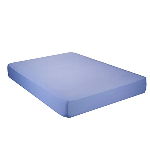 Pikolin Home - Bettwäsche-Set aus 100% Baumwolle, Fadenzahl 150, extra atmungsaktiv, für Betten mit 135 cm Breite in Blau von Pikolin Home