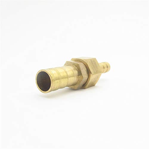 Zxxin-Rohrverbindungsstücke 8mm x 12mm Schlauchkupplung Messing Barbed Rohrfitting Reducer Union Kupplung Kupplung Stecker-Adapter for Brennstoff Gas Wasser Gute Qualität von Pilang