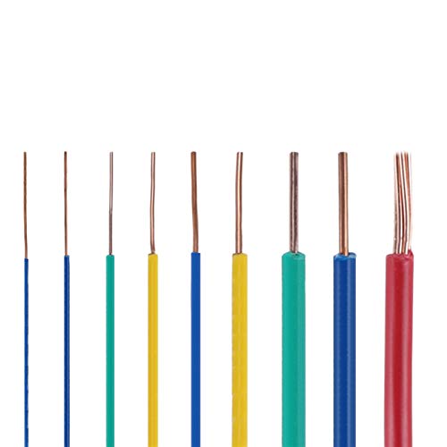 zxxin-Kupferdraht 10m Kupfer BV-Kerndraht, 1/1,5/2,5 mm, 2 Quadrat, Einzelstrang-flexible Drähte, Hausdekoration Haushalt Mehrzweckdraht (Color : 1mm2 Blue (10M)) von Pilang