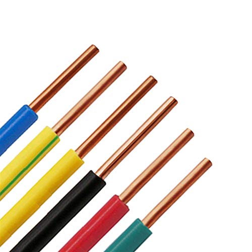 zxxin-Kupferdraht 17 AWG 1MM2, Single Hard Cores Kupferkabel, PVC isoliertes elektrisches Verdrahtungskabel, bunte Drähte Home Application Mehrzweckdraht (Color : Red, Length : 5m) von Pilang