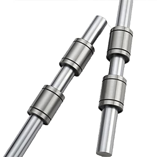 zxxin-linearführung, 2 stücke 8mm OD lineare Wellenzylinderabdeckungsschiene, für 3D-Druckerachse CNC Teile, mit 4pcs LM8UU Linearlager, langlebig (Color : with 4pcs LM8UU von Pilang