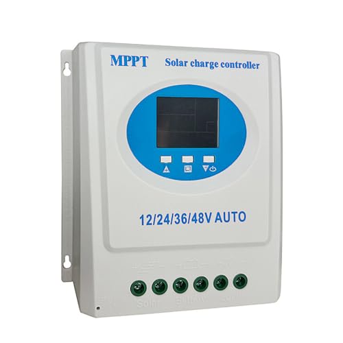 150A MPPT Solar Lader Controller 12V 24V 36V 48V Automatische Anpassungsladungssteuerung mit Blacklight LCD Display Intelligenter Regler für (150a) von Pilipane