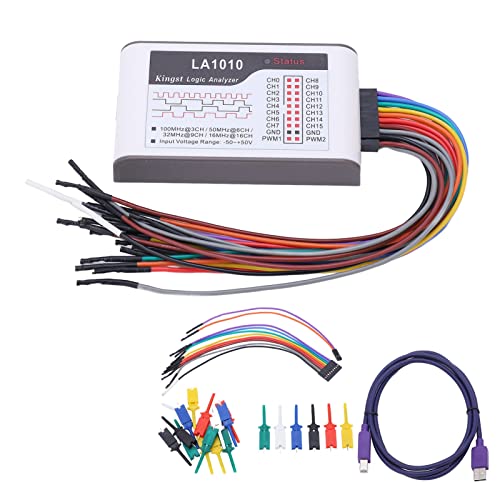 Tragbares USB-Analysatorgerät Mit 100 M Abtastrate,16-Kanal-Logikanalysator Mit Tragbarem Kabelanalysatorgerät, 50-50 V Eingang von Pilipane