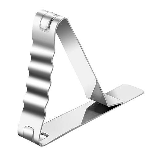 6 PCs Tischdecke Clip Edelstahl sicheres Befestigungspicknicktisch -Tuch -Tuchabdeckungsklemme von Pilipane