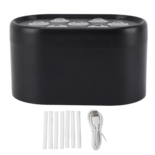 Ätherische Öldiffusor -Luftbefeuchter therapie Diffusor cooler Mist -Luftbefeuchter mit dynamischen Lichtern Smart Timing für Home Office ABS PP Material 17x9.5x10 cm verstellbar (Schwarz) von Pilipane