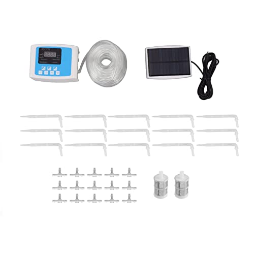 Automatisches Bewässerungssystem Langlebige ABS -Garten Automatische Wasserveranstaltung Timer Tropfbewässerung Kit für Garten Yard Farm USB -Ladung Lithiumbatterie (10 m Röhre) von Pilipane
