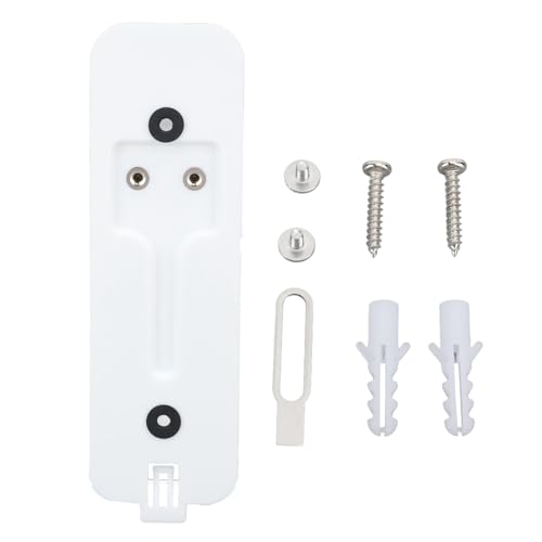 Blink Videotürklingel Backplate Austausch langlebiger Plastikmontageschild mit Schrauben und Kartenextraktor -Passform Blink Video Doorklingel einfach zu installieren (Weiß) von Pilipane
