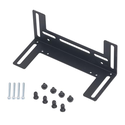 Computer Kühlerlüfterhalter verdickter Edelstahl Low - -Chassis -Lüftermontage -Rack für 8 cm 9 cm 12 cm Ventilatoren (Schwarz) von Pilipane