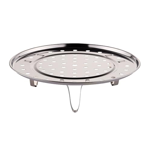Edelstahl -Dampfregal Multifunktional 3 -Bein -Dampfstillschale zum Kochen von Gemüsebrötchen und haltbarer rostofter Küchenwerkzeug zum Kochen von Gemüse (Edelstahl 3) von Pilipane
