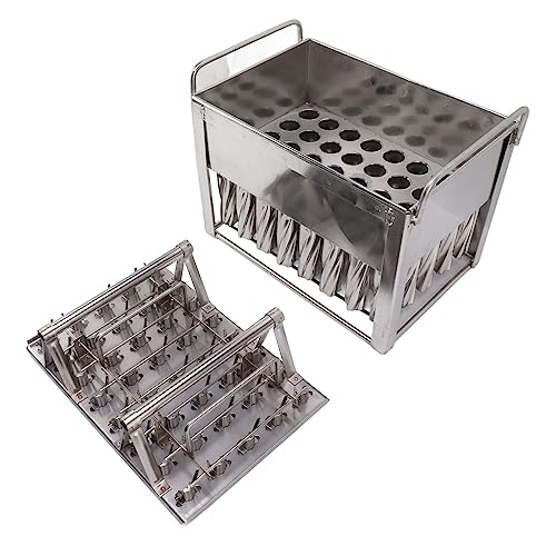 Edelstahl -Eiscremeform 40 Hohlräume wiederverwendbar leicht zu reinigen DIY Ice Cream Maker Maker Form für die Familienfamilie 58 ml Kapazität Kapazität Edelstahl -Eiscremeform 40 Hohlräume wiederverwendbar leicht zu reinigen DIY Ice Cream Maker Maker Form für die Familienfamilie 58 ml Kapazität Kapazität von Pilipane