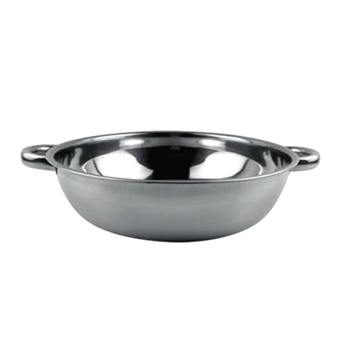 Edelstahl Kochtopf Doppelohr Schnellheiz -Suppen -Topf -Induktionskocher kompatibel dauerhafte, saubere kommerzielle Haushalts Küchenware (28 cm) von Pilipane