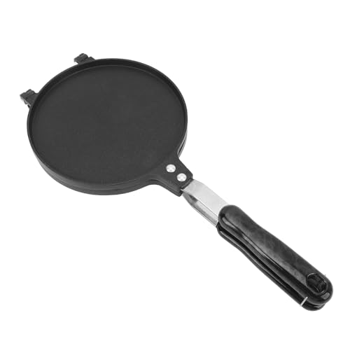 Eierrolle Press Pfanne Nicht -Stick -Tortilla Press doppelseitiger Herd Taco Press für Küchenaluminium 6,8 Zoll (Glänzender Stil) von Pilipane