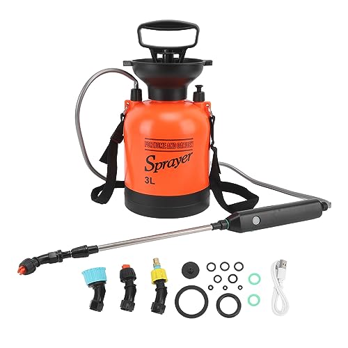 Elektrischer Sprühgerät Rasengarten tragbare Sprühspray -Sprühflasche zum Sprühen von Pflanzen Garten Bewässerung Haushaltsreinigung Multi -Funktion Design Leichter sicherer (3L) von Pilipane