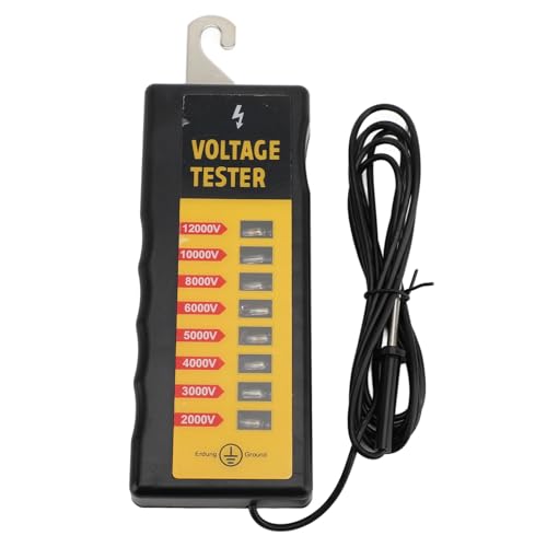 Elektrischer Zaunspannungstester Handheld tragbar 8 Indikatorlichter Farm Ranch Zaun Fehler Finder ABS Material wasserdichte Kälte Widerstand Elektrischer Zaunspannungstester Handheld tragbar 8 Indikatorlichter Farm Ranch Zaun Fehler Finder ABS Material wasserdichte Kälte Widerstand von Pilipane
