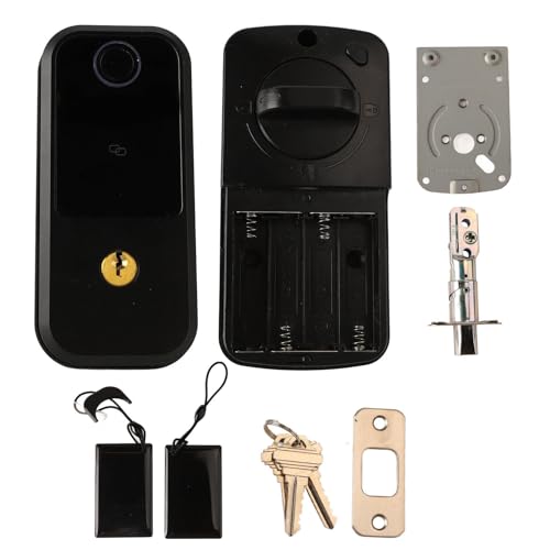 Elektronische Smart Door Lock Mehrere Authentifizierungsoptionen Fingerabdruckerkennung Schlüsselerloser Eintrag zuverlässig für Zuhause von Pilipane