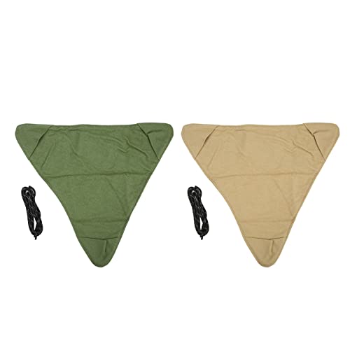 Faltbarer Campinghocker Tuch Tragbares Leichtes Wasserdichtes Weiches Segeltuch Seitenlänge Mini Camping Hocker Tuch (36.Tripod Hocker Tuch Stuhl,5 cm)(Armeegrün), Bushcraft Campinghocker Klappba von Pilipane