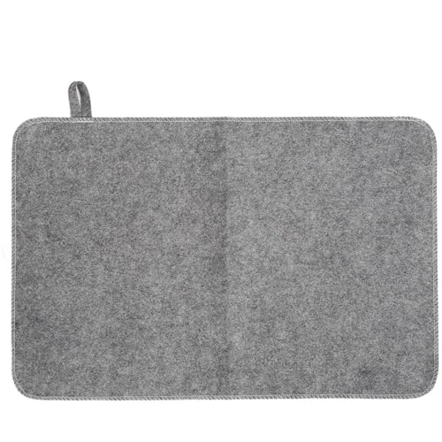 Filz Sauna Cusion Matte Wasser Absorption Wärmeisolierung Spa Accessoire für Sauna Badehaus Duschbad weiche Filzmaterial Leicht leicht atmungsaktiv von Pilipane