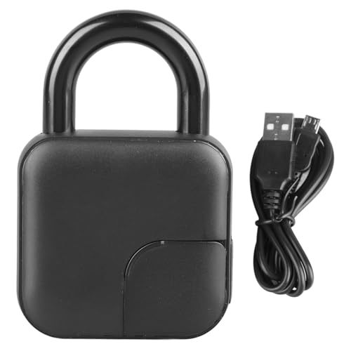 Fingerabdruck Vorhängeschloss Smart Keetlosen biometrischer Daumenabdruck Schloss Bluetooth App Fernbedienung Elektronisches Schloss für Tuya für Türschlösser Schrankschlösser von Pilipane